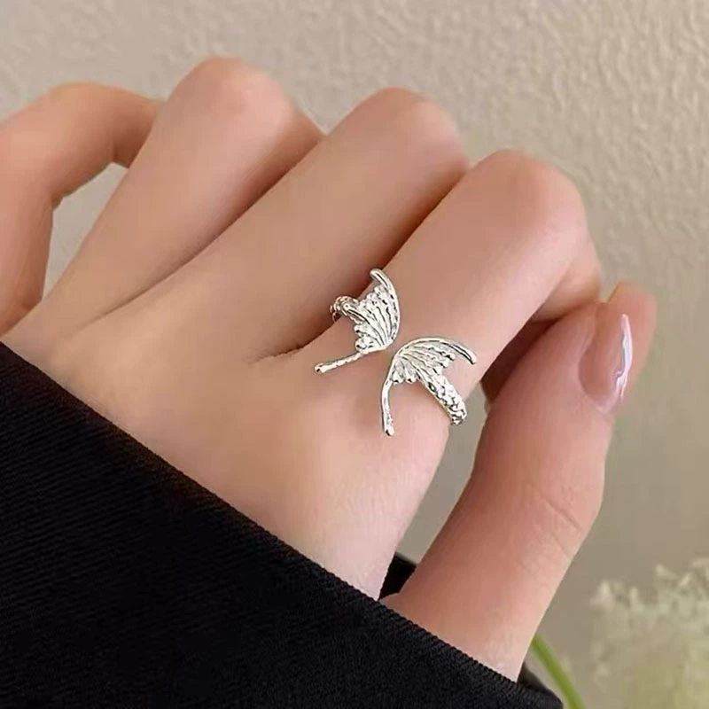 Кольцо 925 серебро, ретро-дизайн, легкая роскошь указательный палец, высококачественная отделка