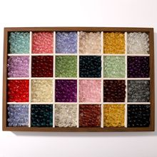 高透玻璃珠仿水晶圆珠手串珠散珠子手工diy手链项链饰品配件批发