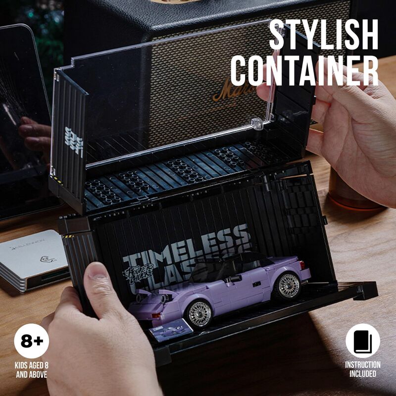 Cross-Border Compatible Lego Pb Platinum Travel Mazda Container Storage Box Car Assembled Building Block Toy Car Cross-Border Compatible Lego Pb Platinum Travel Mazda Container Storage Box Car Assembled Building Block Toy Car