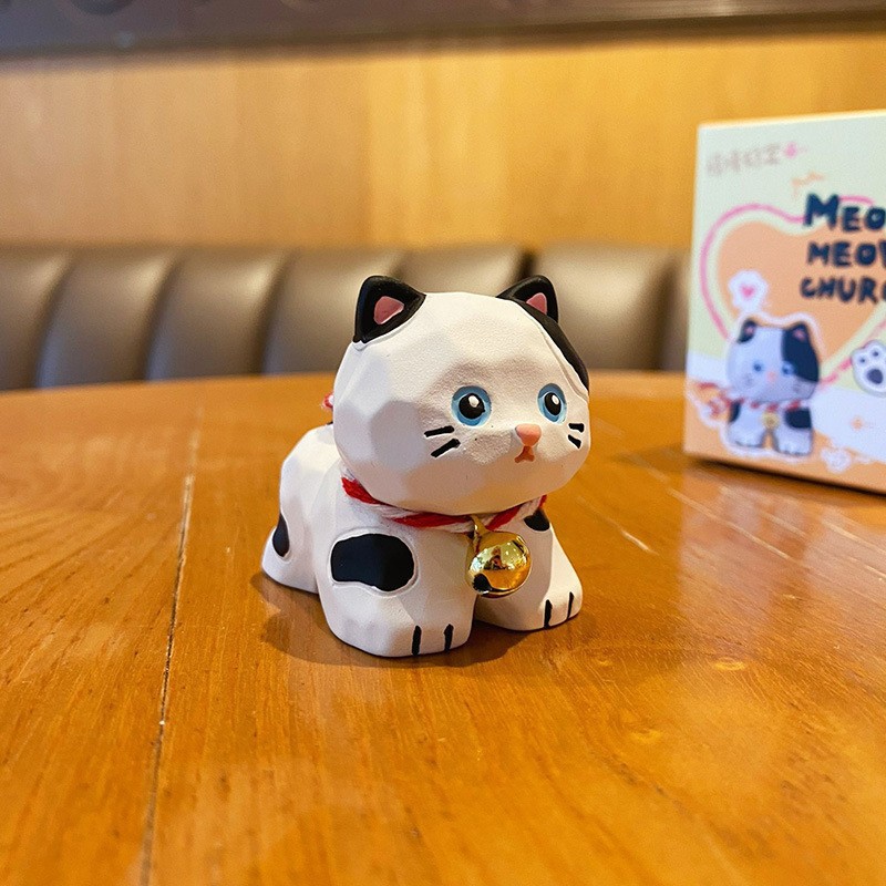 Оригинальный мяу мяу Meow Teach Series Series Series Dornments Dairy Cat