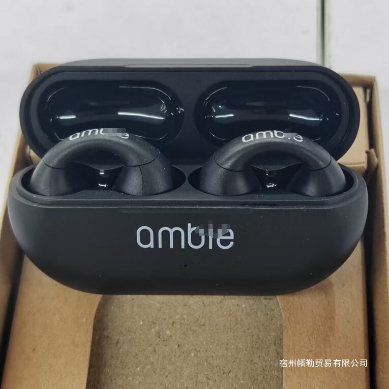 Cross-Border Ambie Bone Conduction Clip-On Wireless Bluetooth Headset Fingerprint Touch Ear Clip-On Sports Headset