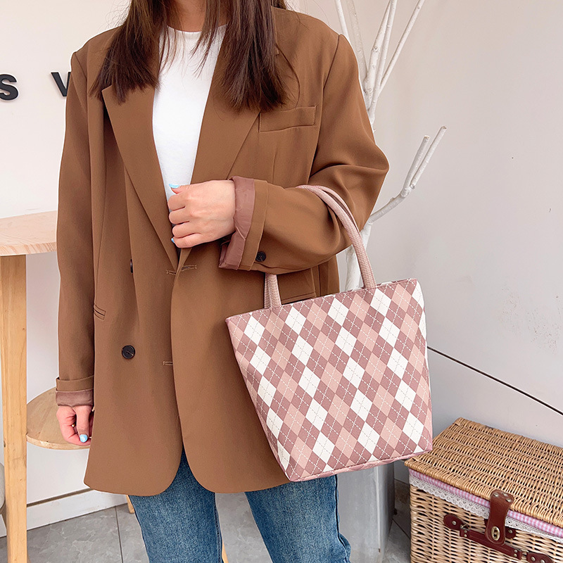 Geräumige Handtasche für Studenten, vielseitige Arbeitstasche, hübsche Ausgehtasche, Lunchtasche für Büroangestellte_voghion.com