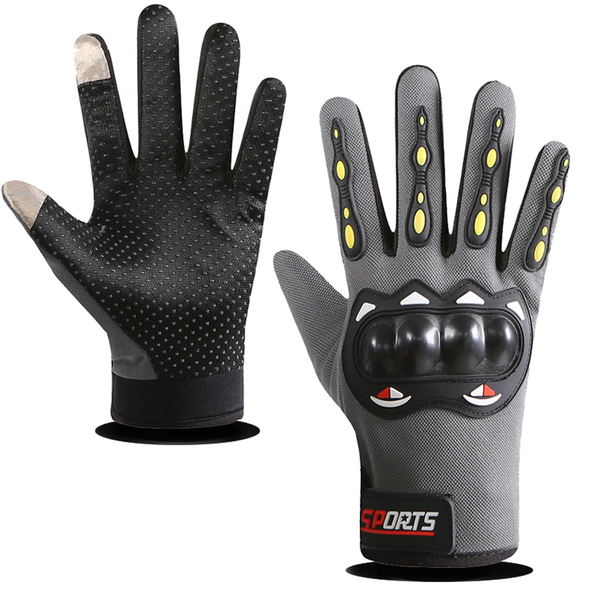 Guantes de ciclismo al aire libre para hombres y mujeres en primavera y verano protección de pantalla táctil de dedos largos motocicleta antideslizante y resistente al desgaste Exportación de Amazon A1KQ