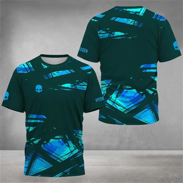 2025 venta caliente moda 3D impresión digital para hombres deportes deportes suelta transpirable manga corta cuello redondo camiseta en stock