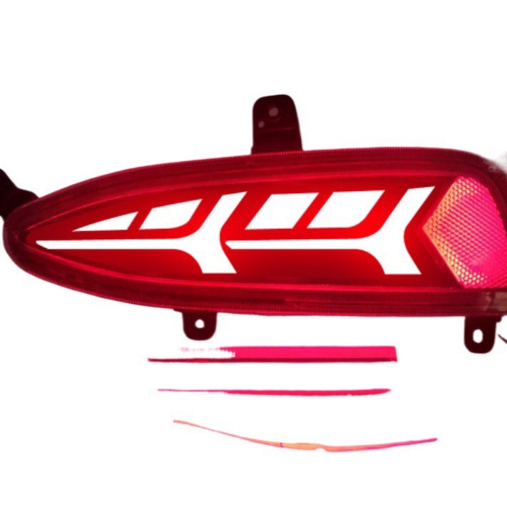 Aplicable a 18 moderno I20 Luz de parachoques trasero moderno I20 luz de freno trasero luz trasera