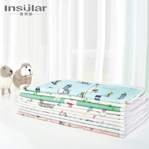 Yinxiuli cotton newborn waterproof breathable diaper pad menstrual period mattress diaper pad baby waterproof diaper mattress