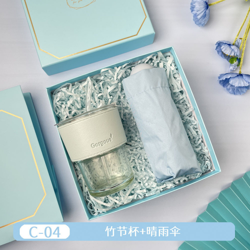 伴手礼实用小礼品开业礼品公司送女员工客户杯子创意毛巾礼盒套装|undefined