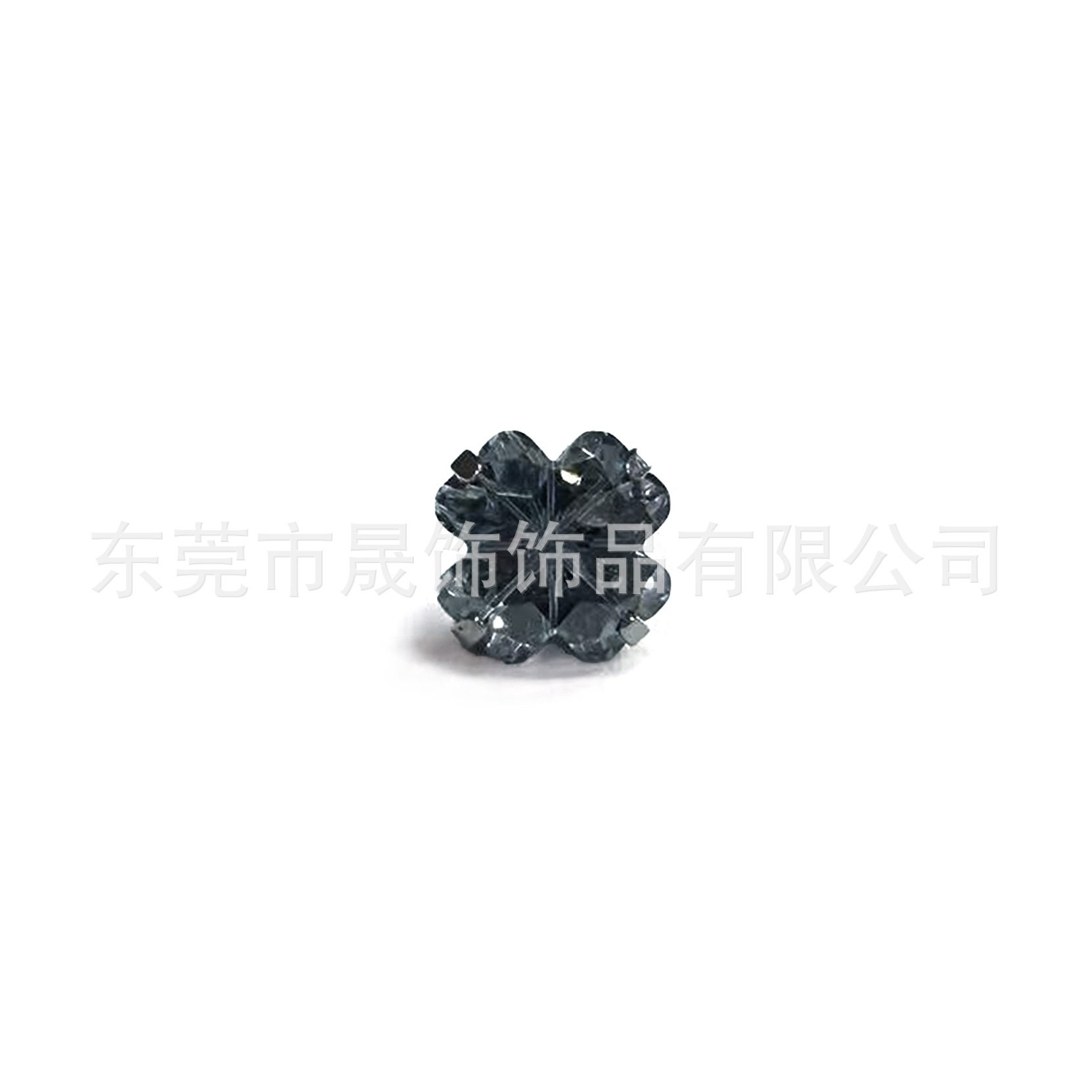 F136 Titanium Alloy 四叶草 Cubic Zirconia Ear Stud 渐变幸运草 Helix Cartilage Stud G23 Titanium Internal Thread Piercing Jewelry