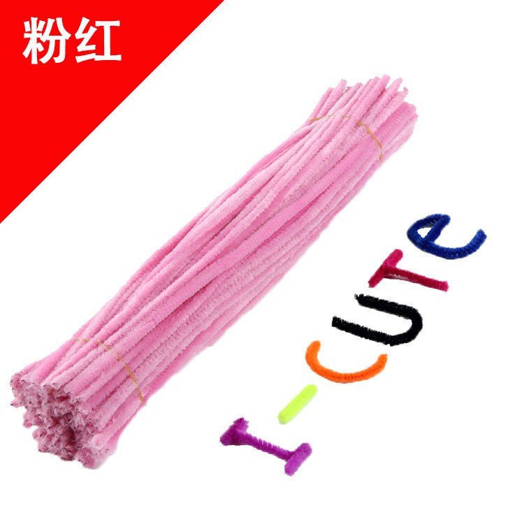 Hecho a mano DIY trenzado paquete de material cifrado ramo de lana Raíz de lana de la raya del color torcido palo de los niños hechos a mano juguetes creativos