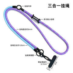 三つ組の携帯電話のストラップを斜めに掛けて、ハイエンドの丈夫で丈夫な屋外の紛失防止カメラのストラップを取り外します。