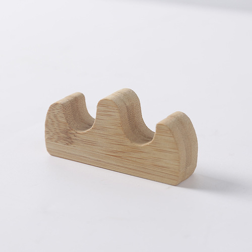 Manufacturer wholesale Sanfeng Bamboo Brush Pen Holder Stationery Wooden Retro Pen Mountain Sandalwood Wufeng Pen Holder
