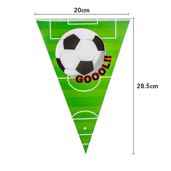 Football pennants 1 pack 10 sides