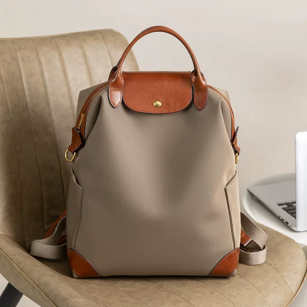 High-Quality Backpack, Women's Commuter Computer Bag, Lightweight Large-Capacity Nylon Backpack, Business Travel Bag, Nylon Backpack