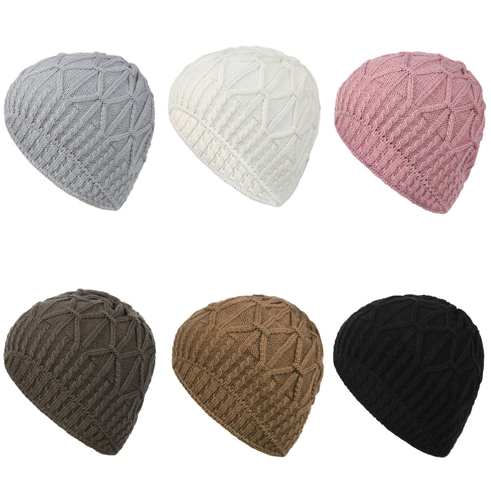Gebreide muts voor dames warme wintermuts voor herfst_voghion.com