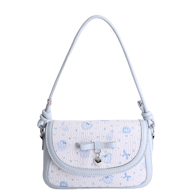 Nicho de diseño lindo impresión silla 2026 nuevo estilo coreano de mujer bolso de hombro diario bolso pequeño de moda
