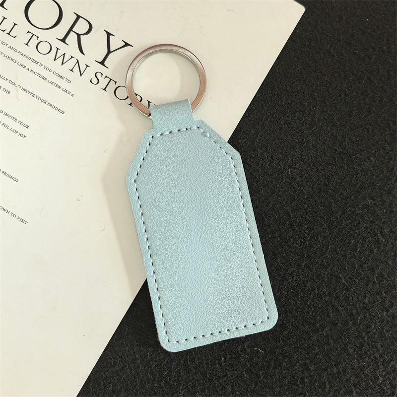 Spot bolso de cuero, bolso escolar, llavero, colgante, llavero de cuero para hombres y mujeres, regalo de negocios