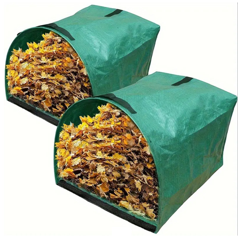 Nuevos productos transfronterizos semicircular bolsas de caída de hojas, bolsas de caída de hojas