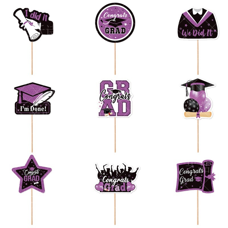 Decoración de pastel de graduación internacional Graduation Plug-in Decoración de pastel de postres