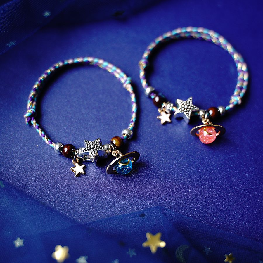 1 Pair Fashion Star Moon Alloy Handmade Unisex Bracelets display picture 6
