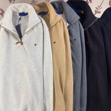 RL拉夫小马标半拉链翻领宽松美式复古情侣卫衣女长袖卫衣男polo