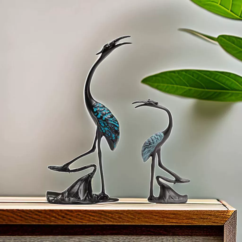 [Прямые волосы с фабрики] Креативная Античная вставка для благовоний Old Crane Домашняя ароматерапевтическая плита Благовония из сандалового дерева Украшения для чайной церемонии