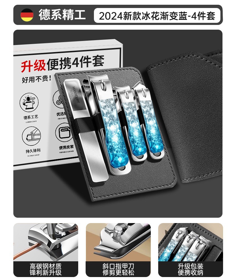 Nail clip portátil nail cutter kit kit de manicure para mujeres giratorias manicure tijeras al por mayor personalizadas biselado image 14