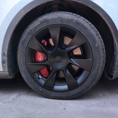 テスラmodelY19インチのナビゲータに適したハブカバーmodelyリム保護自動車改造部品