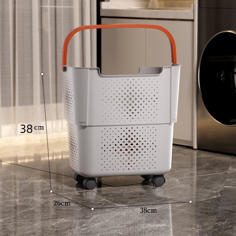 折りたたみ式家庭用ランドリーバスケット、洗濯かご、小売用人形収納バスケット、浴室整理収納バスケット、持ち運びバスケット|undefined
