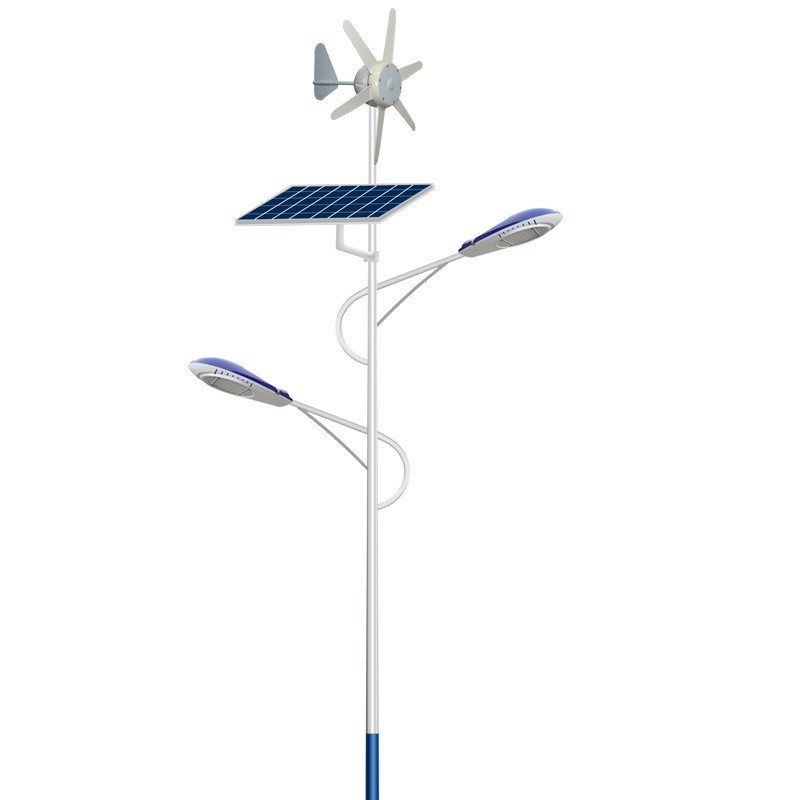 Viento fabricante de la lámpara de calle fotovoltaica 8 M 9 M 100WLED paisaje brillante Lámpara de calle solar complementaria