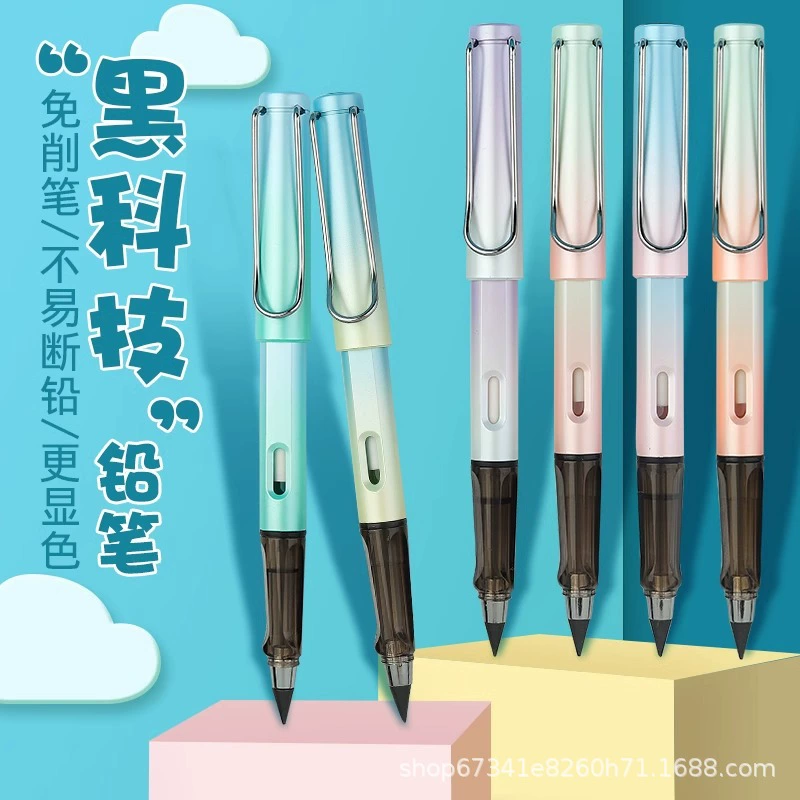Вечный карандаш Студенческий долговечный карандаш может заменить головку ручки, которую нелегко сломать без градиента чернил