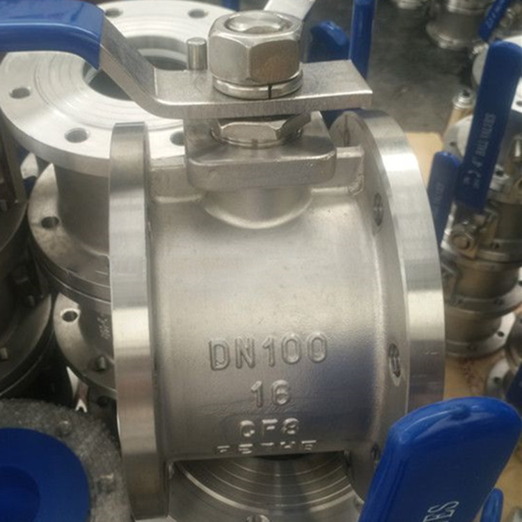 厂家供应304不锈钢超薄型对夹球阀Q71F-16P Q71球阀