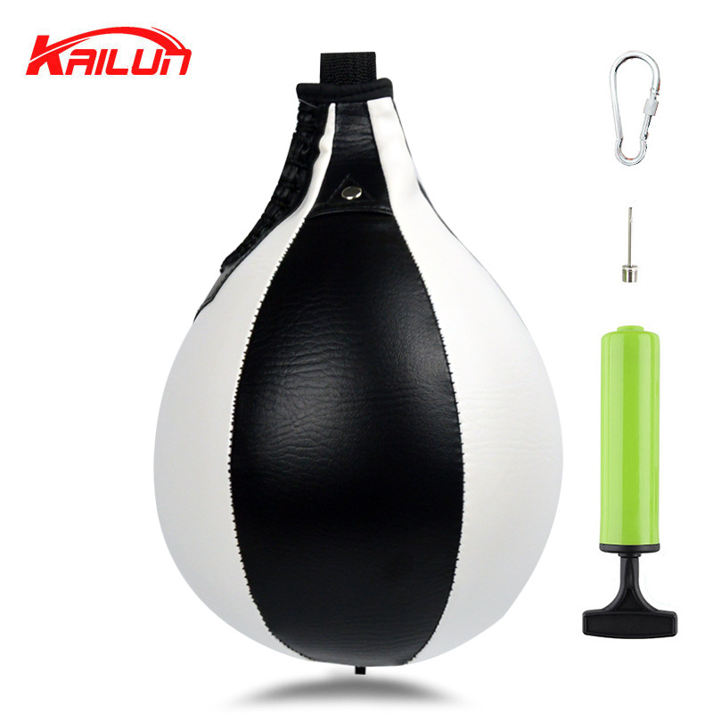 Bola DE VELOCIDAD DE BOXEO colgando bola en forma de pera Bola de reacción familia fitness bolsa de arena gimnasio Bola de cordón Tierra