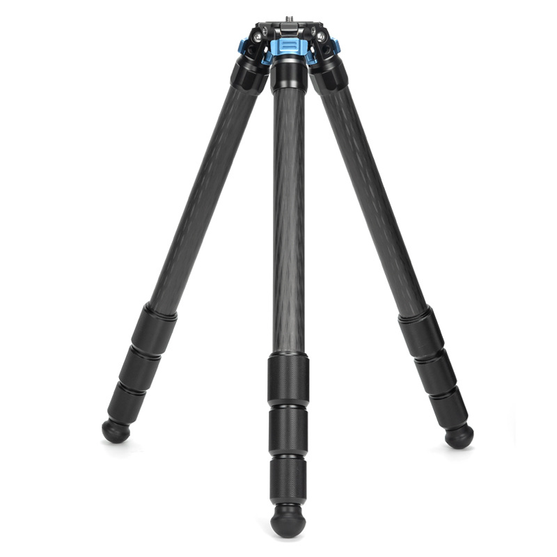 Maizek low center of gravity portable carbon fiber tripod set with fine-adjustment center axis-free photography