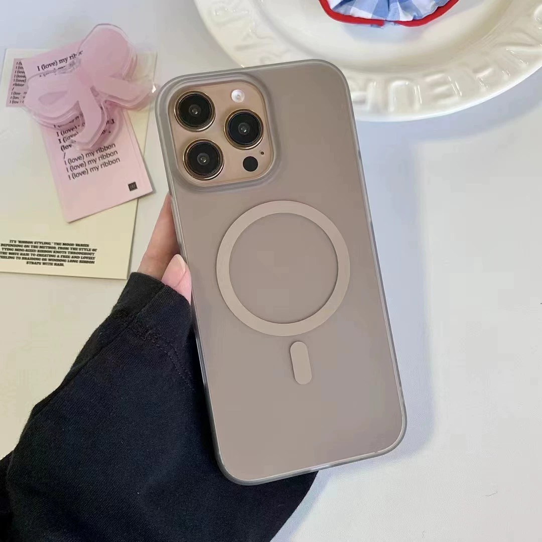 Чехол для телефона (Apple) iPhone15, ультратонкий матовый защитный чехол, поликарбонат, совместим с магнитами