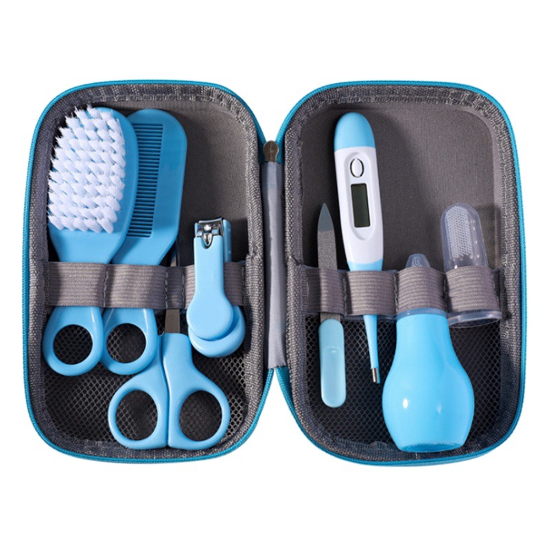 Foreign trade for EVA baby care comb brush Scissors nail scissors nose suction device care set toothbrush medicine feeding