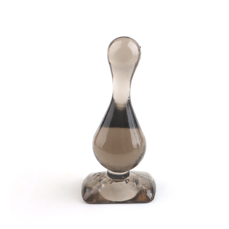 Black TPE Anal Plug Set for Men and Women, Flexible Anal Strips for Beginners — detail image 3