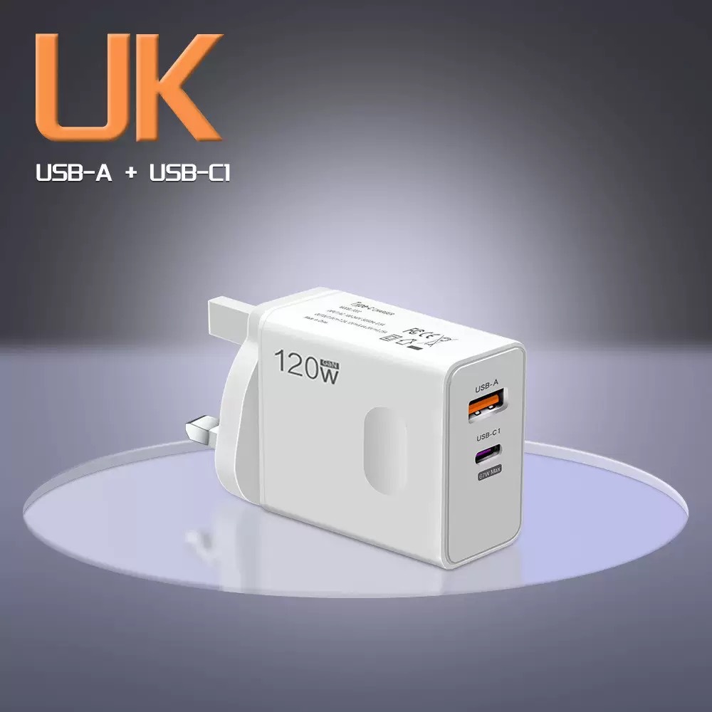 120w超級快充充電頭67w歐規英規適用蘋果華為PD+USB全協議充電器 3