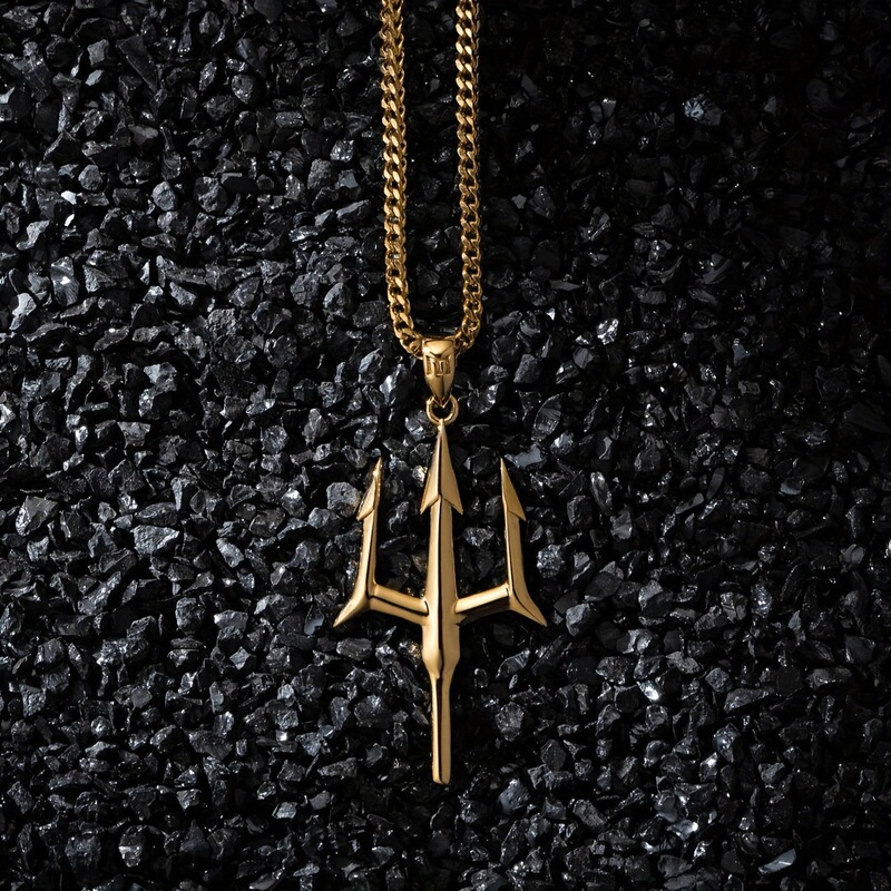 Trident Spot Manufacturer Cross Hip-Hop Necklace Men's and Women's Niche Accessories Pendant Cross-Border Aliexpress Hot Selling New Products Trident Spot Manufacturer Cross Hip-Hop Necklace Men's and Women's Niche Accessories Pendant Cross-Border Aliexpress Hot Selling New Products