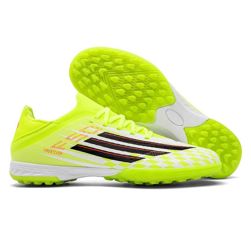 Zapatillas de Fútbol para Entrenamiento en Césped Tacos AG TF Tejido Volador Ligero para Césped Natural y Artificial