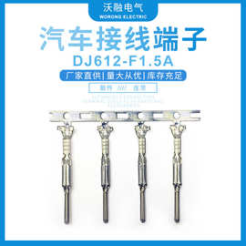 厂家供应汽车接线端子DJ612-F1.5A散件和连带端子连接器量大价优