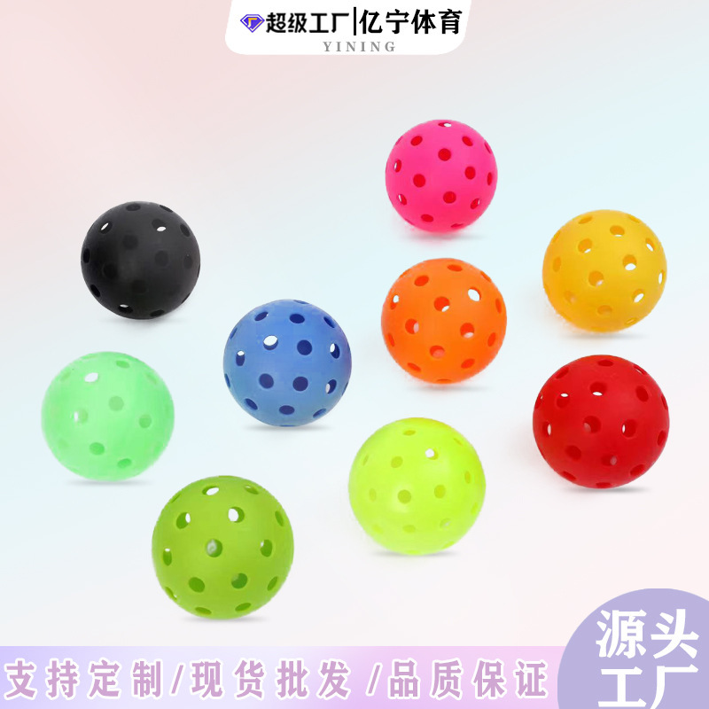 Outdoor Pickleball Manufacturer Direct Sales Spot 40 Holes 74mm Rotational Molding Injection Molding Pickleballpaddlees