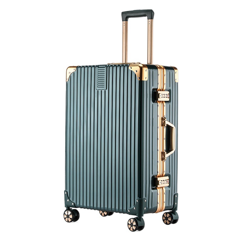 Equipaje ins Internet Celebrity Nuevo 2021 maletín Trolley para hombres y mujeres Contraseña de 26 pulgadas Funda de cuero fuerte engrosada duradera 24