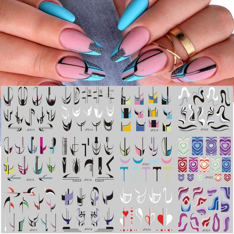 2022 Cross-border Hot Nail Art Water Stickers Colorful Three-dimensional Relief Nail Art Decals 2022 Cross-border Hot Nail Art Water Stickers Colorful Three-dimensional Relief Nail Art Decals