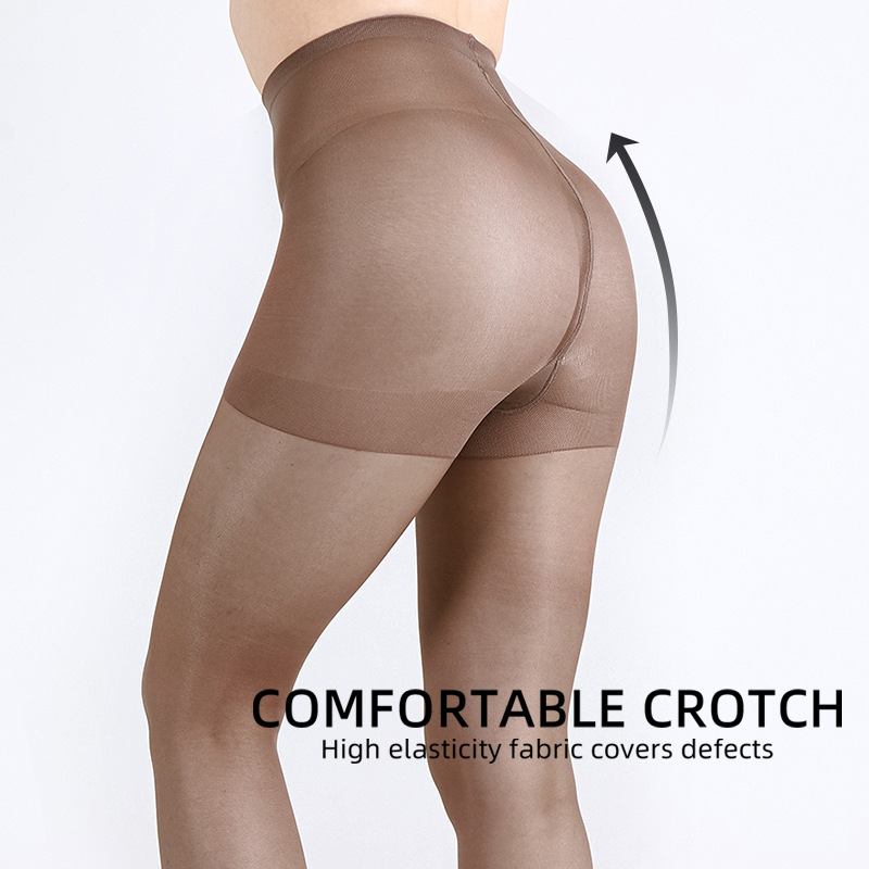 Medias de mujer transfronterizas primavera y verano delgadas medias de mujer color de carne sexy invisible anti-gancho no se desprende de medias negras