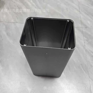 厂家开模定制铝方管电机壳圆管散热器工业材挤压CNC加工表面处理