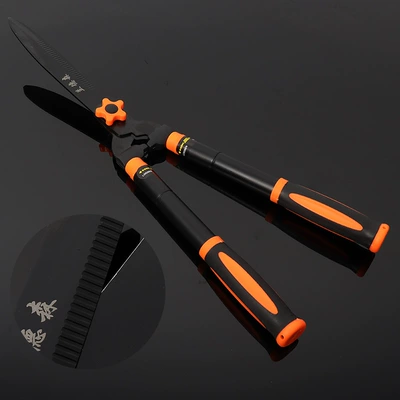 Retractable iron handle Lawn shears Otbiçən başlıqları - black-cutter-head