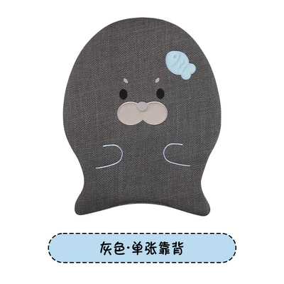 Available as a Single Piece or a – Seat cushion, seat cover - linen-reverse-seal-gray-one-backrest