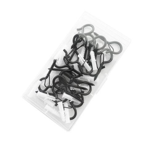 Amazon Q-shaped hook with spring buckle, safety buckle sheep eye hook, bonsai hook with expansion tube set