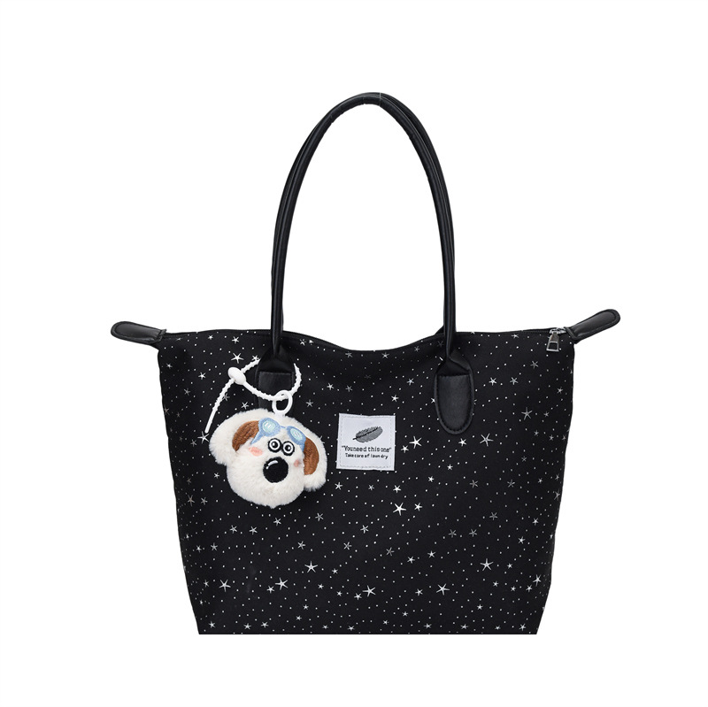 2026 bolsas de hombro de viaje de gran capacidad de mujeres bolsas de mano coreanas bolsas colgantes de dibujos animados