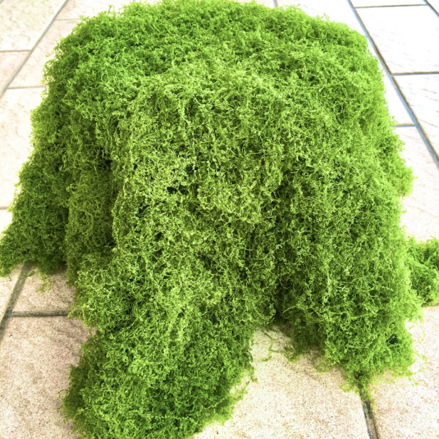 Césped artificial de musgo verde césped artificial planta paisaje planta verde escena ventana pantalla bonsai falso musgo